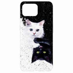 Чехол для Oppo Reno 4 Lite Yin and Yang cats - PrintSalon