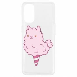 Чехол для Oppo Reno 4 Llama Ice Cream - PrintSalon