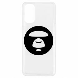 Чехол для Oppo Reno 4 Logo Bape Monkey - PrintSalon