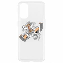 Чехол для Oppo Reno 4 Луффи пробуждение - PrintSalon