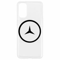 Чехол для Oppo Reno 4 Mercedes new logo - PrintSalon