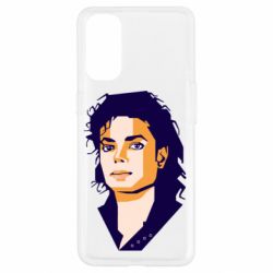 Чехол для Oppo Reno 4 Michael Jackson Graphics Cubism - PrintSalon