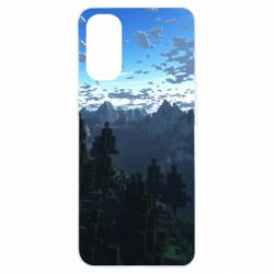 Чехол для Oppo Reno 4 Minecraft nature - PrintSalon