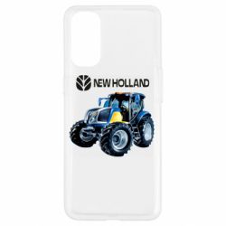 Чохол для Oppo Reno 4New Holland tractor - PrintSalon