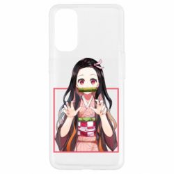 Чехол для Oppo Reno 4 Nezuko - PrintSalon