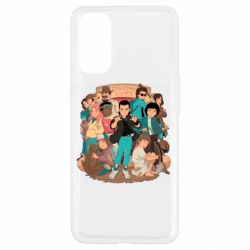 Чехол для Oppo Reno 4 Очень странные дела арт