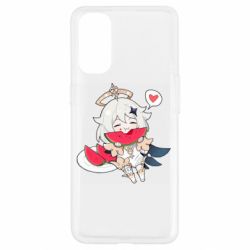 Чохол для Oppo Reno 4Паймон з кавуном - PrintSalon