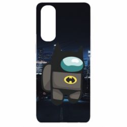 Чехол для Oppo Reno 4 Pro Among Us - Batman in the city - PrintSalon
