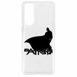 Чохол для Oppo Reno 4 Pro Batman and text - PrintSalon