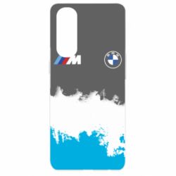 Чехол для Oppo Reno 4 Pro BMW logo and gray background - PrintSalon