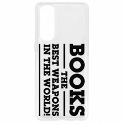 Чехол для Oppo Reno 4 Pro Books the best weapons in the world - PrintSalon