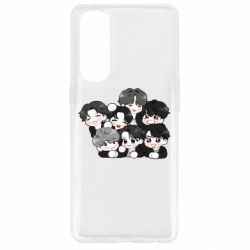 Чохол для Oppo Reno 4 Pro BTS Cute Art - PrintSalon