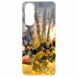 Чохол для Oppo Reno 4 Pro Bumblebee and Optimus Prime - PrintSalon