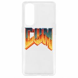 Чехол для Oppo Reno 4 Pro Cum Doom logo - PrintSalon