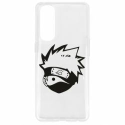Чехол для Oppo Reno 4 Pro Cute face Kakashi-PrintSalon Чехол для Oppo Reno 4 Pro Cute face Kakashi