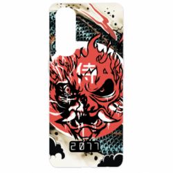 Чохол для Oppo Reno 4 Pro Cyberpunk 2077 Dragon - PrintSalon