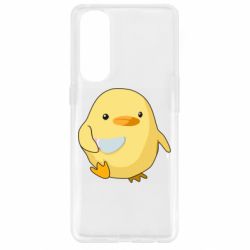 Чехол для Oppo Reno 4 Pro Цыпленок с ножом мем - PrintSalon