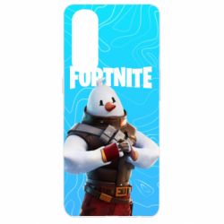 Чехол для Oppo Reno 4 Pro Fortnite Snowman - PrintSalon