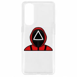 Чехол для Oppo Reno 4 Pro Игра в кальмара Soldier - PrintSalon