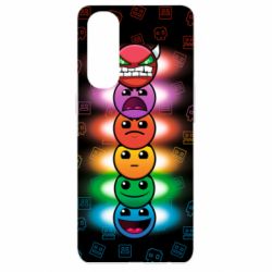 Чохол для Oppo Reno 4 Pro Geometry Dash Levels - PrintSalon