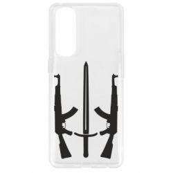 Чохол для Oppo Reno 4 Pro Герб добровольчих батальйонів - PrintSalon