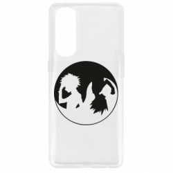 Чехол для Oppo Reno 4 Pro Гун и Киллуа Инь Янь - PrintSalon