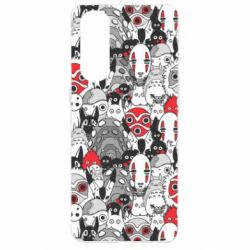 Чохол для Oppo Reno 4 Pro Hayao Miyazaki Characters - PrintSalon