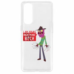 Чехол для Oppo Reno 4 Pro I am yours nightmare BITCH - PrintSalon