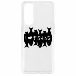 Чохол для Oppo Reno 4 Pro I Love Fishing - PrintSalon