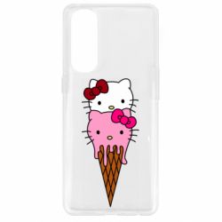 Чехол для Oppo Reno 4 Pro Kitty ice cream - PrintSalon