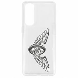 Чехол для Oppo Reno 4 Pro Колесо и крылья - PrintSalon