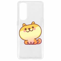 Чехол для Oppo Reno 4 Pro Корги с улыбкой - PrintSalon
