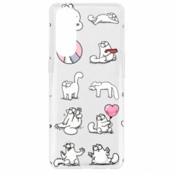 Чохол для Oppo Reno 4 Pro Кот Саймона емоції - PrintSalon