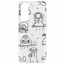 Чохол для Oppo Reno 4 Pro Кіт Саймона - PrintSalon