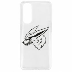 Чехол для Oppo Reno 4 Pro Kurama line art - PrintSalon