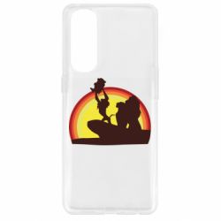 Чохол для Oppo Reno 4 Pro Lion king silhouette - PrintSalon