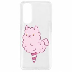 Чехол для Oppo Reno 4 Pro Llama Ice Cream - PrintSalon