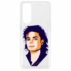 Чехол для Oppo Reno 4 Pro Michael Jackson Graphics Cubism - PrintSalon