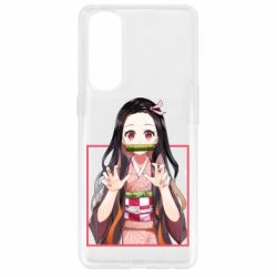 Чехол для Oppo Reno 4 Pro Nezuko - PrintSalon