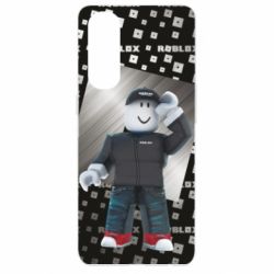 Чохол для Oppo Reno 4 Pro Roblox And Metal Logo - PrintSalon