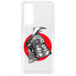 Чехол для Oppo Reno 4 Pro Samurai skull - PrintSalon