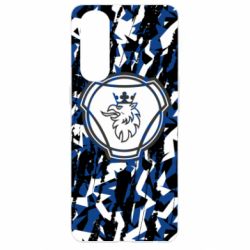 Чохол для Oppo Reno 4 Pro Scania logo and grunge - PrintSalon