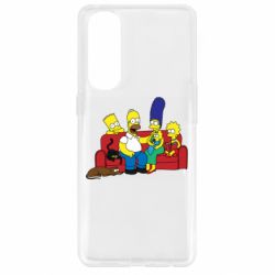 Чехол для Oppo Reno 4 Pro Simpsons At Home - PrintSalon