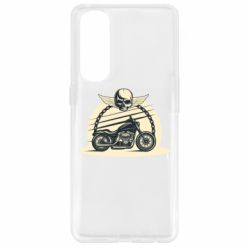Чехол для Oppo Reno 4 Pro Skull and Bike - PrintSalon