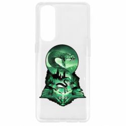 Чохол для Oppo Reno 4 Pro Slytherin collage - PrintSalon