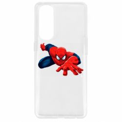 Чехол для Oppo Reno 4 Pro Spiderman and jump - PrintSalon