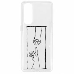 Чехол для Oppo Reno 4 Pro Сreation meow - PrintSalon