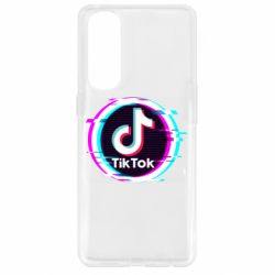 Чехол для Oppo Reno 4 Pro Tik tock glitch ring - PrintSalon