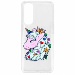 Чехол для Oppo Reno 4 Pro Unicorn Princess - PrintSalon