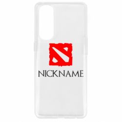 Чехол для Oppo Reno 4 Pro Your nickname Dota2 - PrintSalon